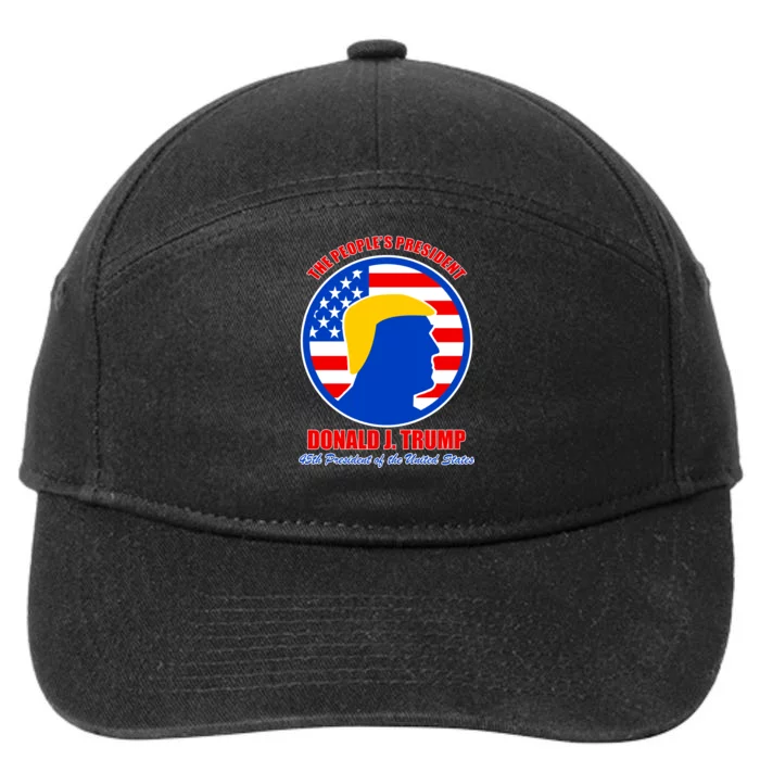 The People's President Donald Trump USA Logo 7-Panel Snapback Hat