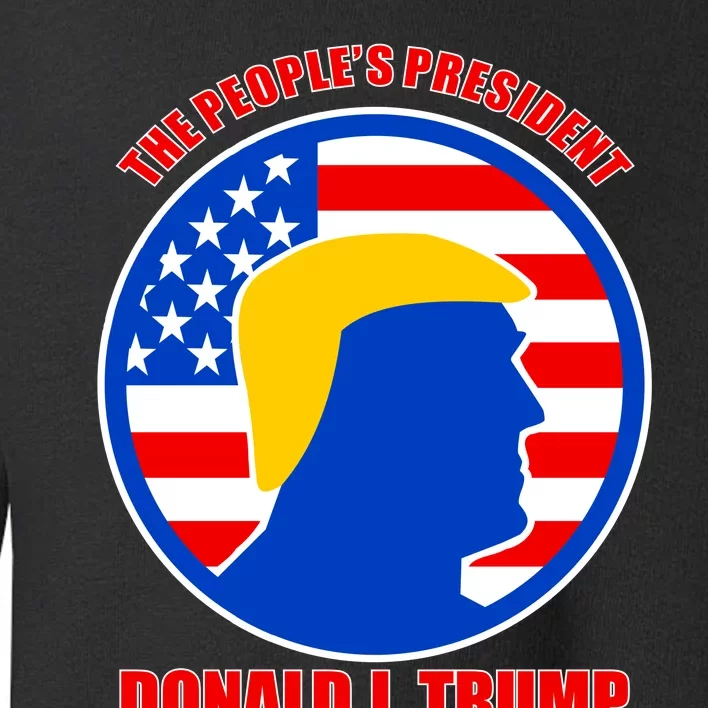 The People's President Donald Trump USA Logo Toddler Sweatshirt