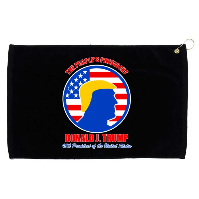 The People's President Donald Trump USA Logo Grommeted Golf Towel