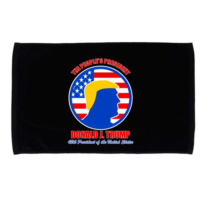 The People's President Donald Trump USA Logo Microfiber Hand Towel