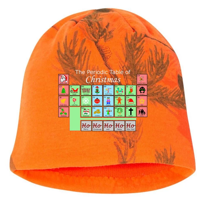 The Periodic Table Of Christmas Elements Kati - Camo Knit Beanie