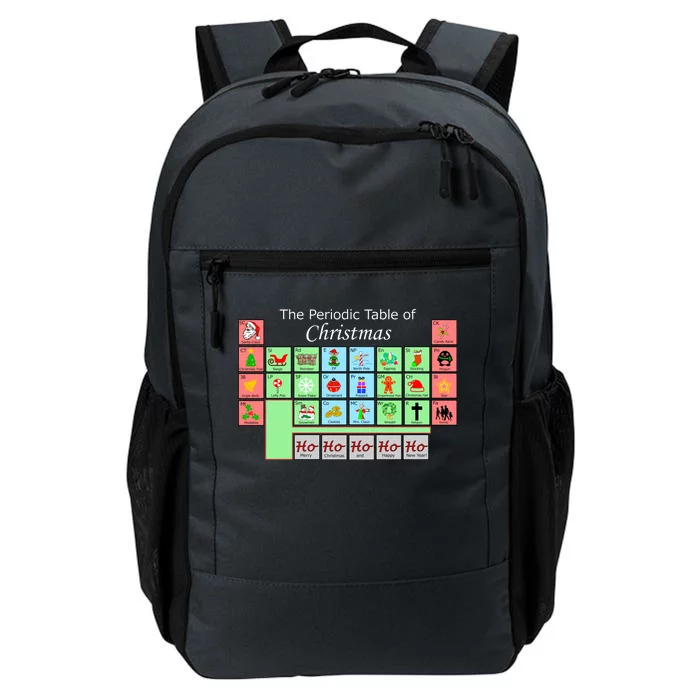 The Periodic Table Of Christmas Elements Daily Commute Backpack