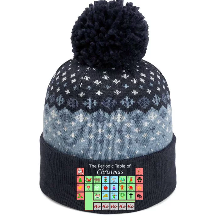 The Periodic Table Of Christmas Elements The Baniff Cuffed Pom Beanie