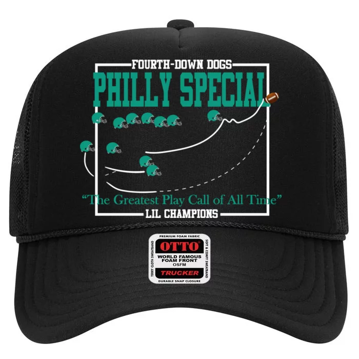 The Philly Special Greatest Play Call of All Time Philadelphia High Crown Mesh Trucker Hat