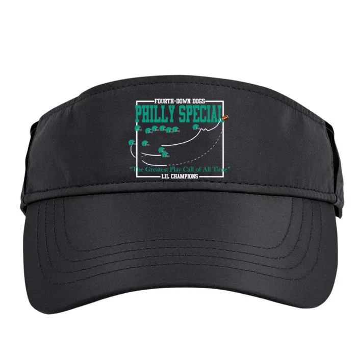 The Philly Special Greatest Play Call of All Time Philadelphia Adult Drive Performance Visor