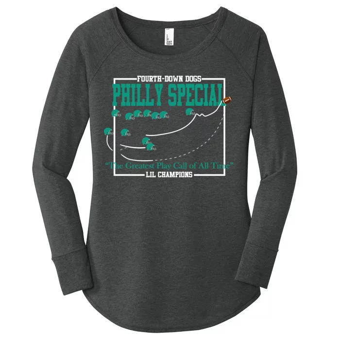 The Philly Special Greatest Play Call of All Time Philadelphia Women's Perfect Tri Tunic Long Sleeve Shirt