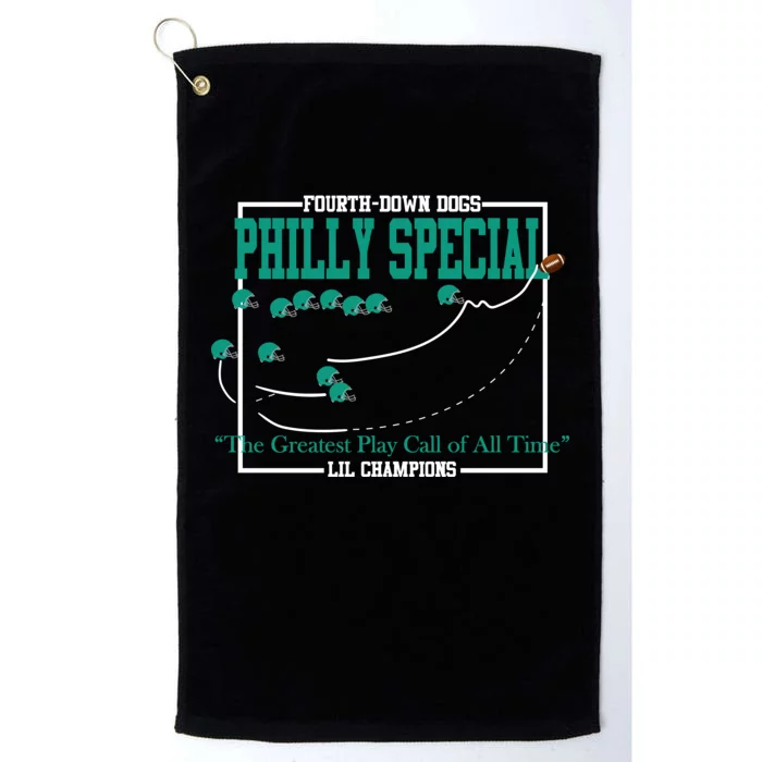 The Philly Special Greatest Play Call of All Time Philadelphia Platinum Collection Golf Towel