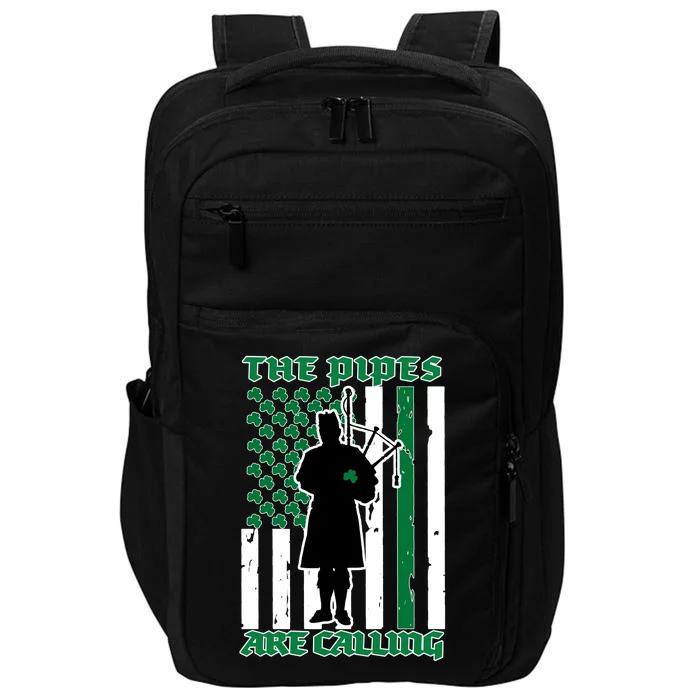 The Piped Are Call St Pattys Day Irish Flag Impact Tech Backpack