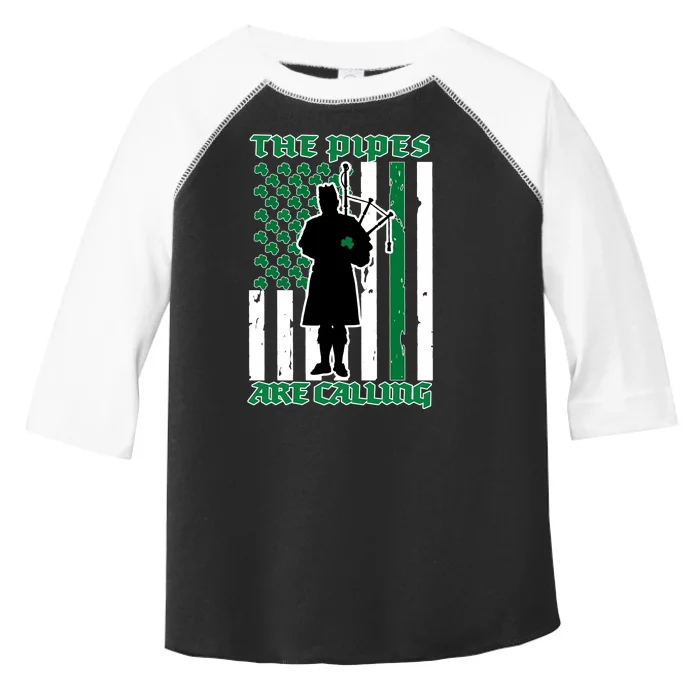 The Piped Are Call St Pattys Day Irish Flag Toddler Fine Jersey T-Shirt