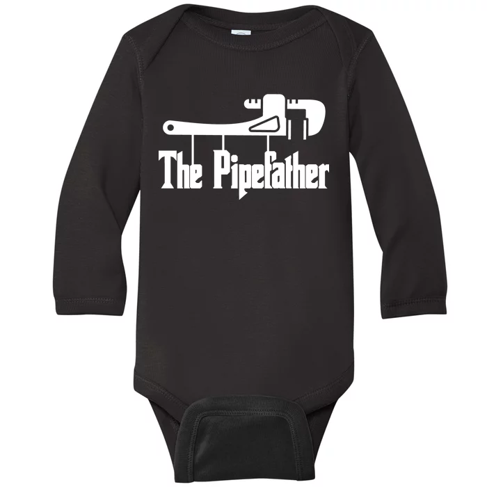 The Pipefather Baby Long Sleeve Bodysuit