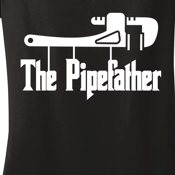 The Pipefather Women's V-Neck T-Shirt