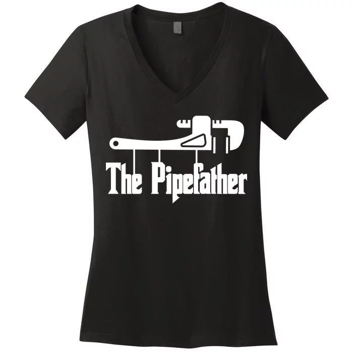 The Pipefather Women's V-Neck T-Shirt