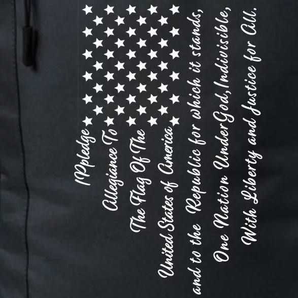 The Pledge of Allegiance American Flag Daily Commute Backpack