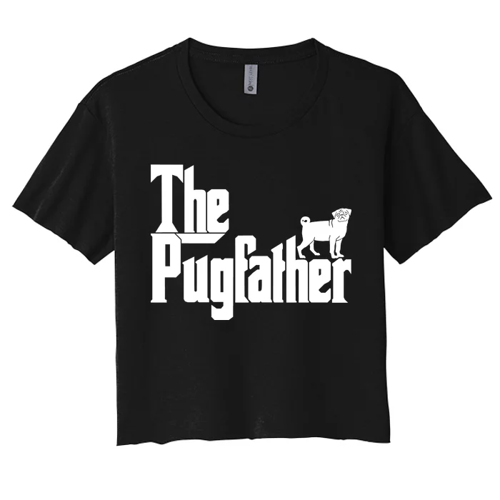 The Pugfather Women's Crop Top Tee