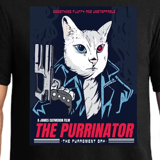 The Purrinator Film Pajama Set