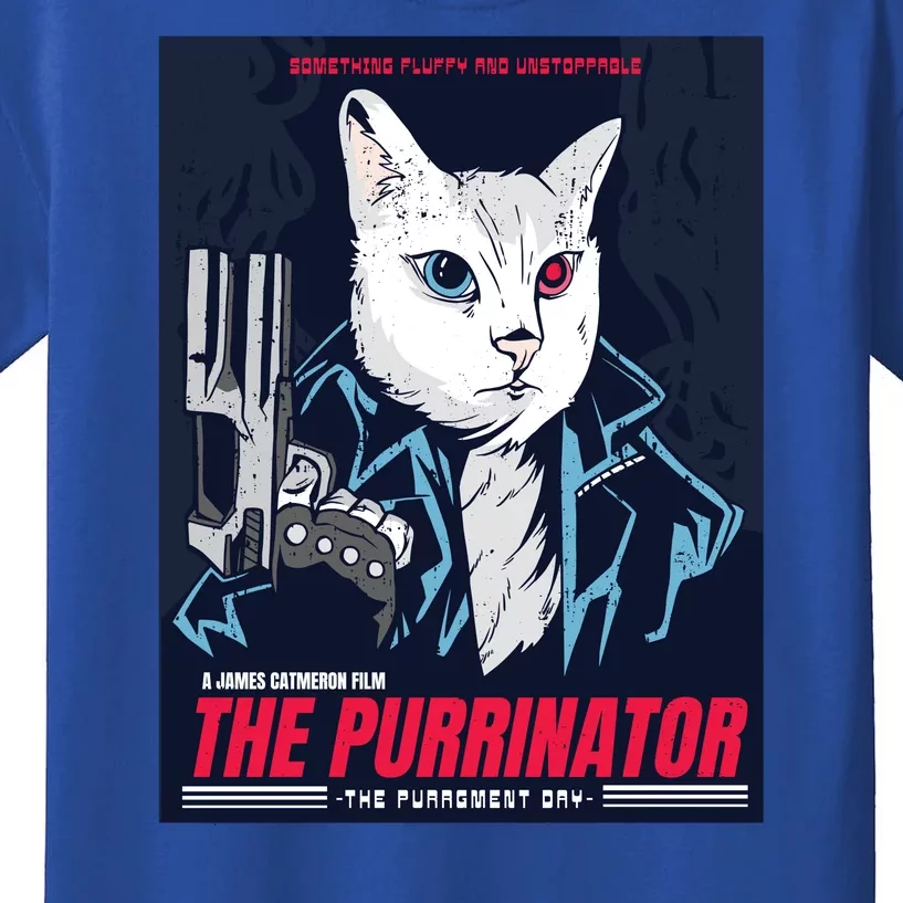 The Purrinator Film Kids T-Shirt