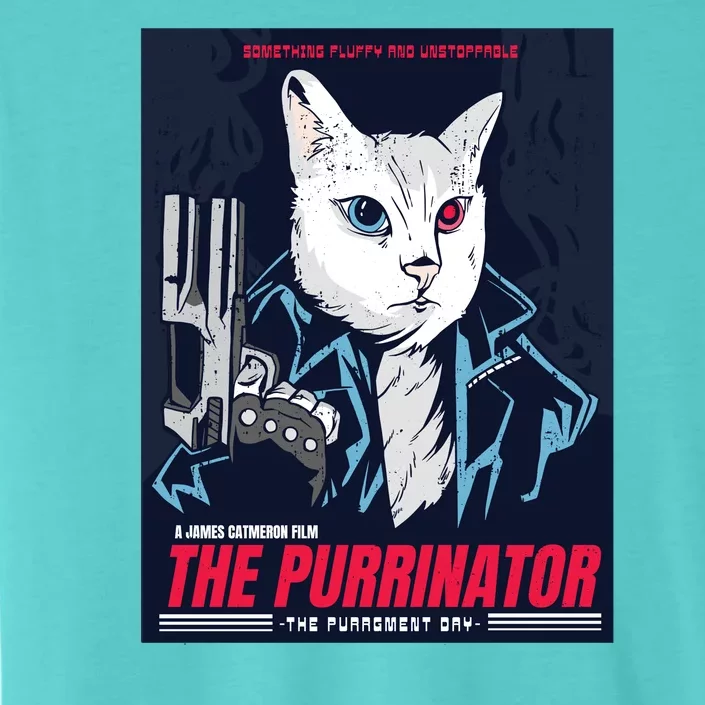 The Purrinator Film ChromaSoft Performance T-Shirt