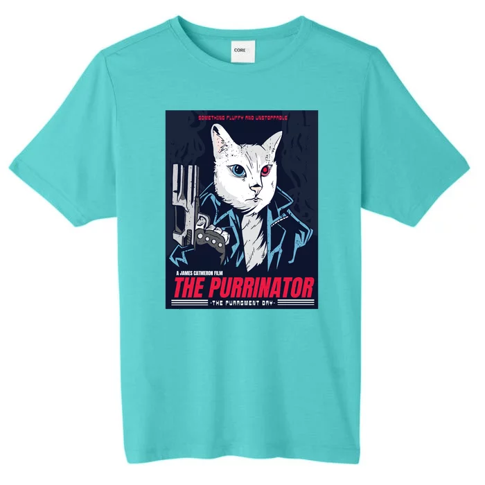 The Purrinator Film ChromaSoft Performance T-Shirt