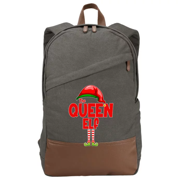 The Queen Elf Christmas Cotton Canvas Backpack