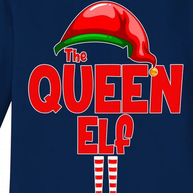 The Queen Elf Christmas Baby Long Sleeve Bodysuit