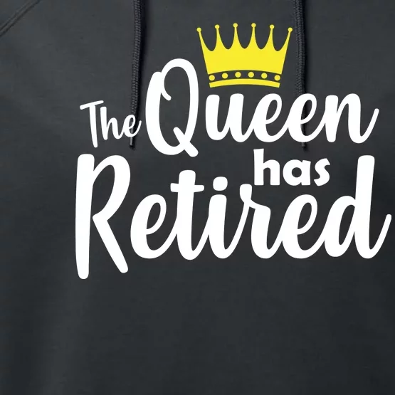 The Queen Has Retired Performance Fleece Hoodie