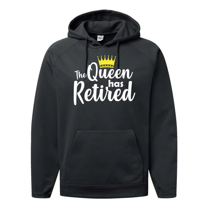 The Queen Has Retired Performance Fleece Hoodie