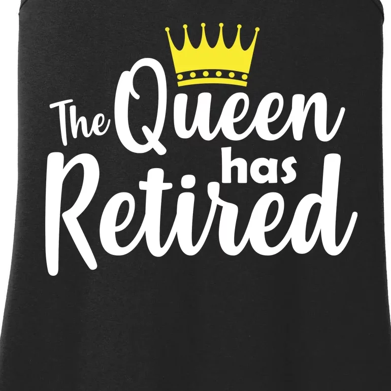 The Queen Has Retired Ladies Essential Tank