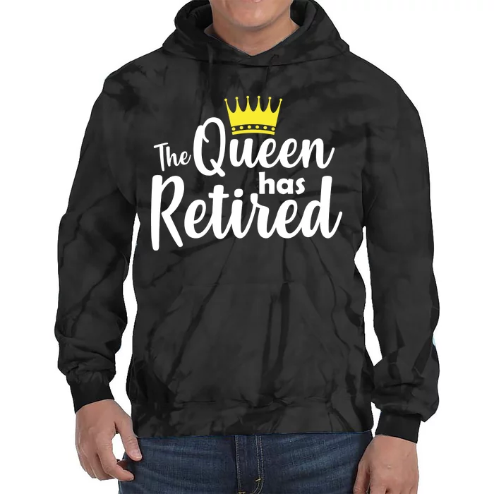 The Queen Has Retired Tie Dye Hoodie