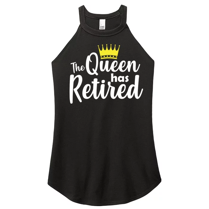 The Queen Has Retired Women’s Perfect Tri Rocker Tank