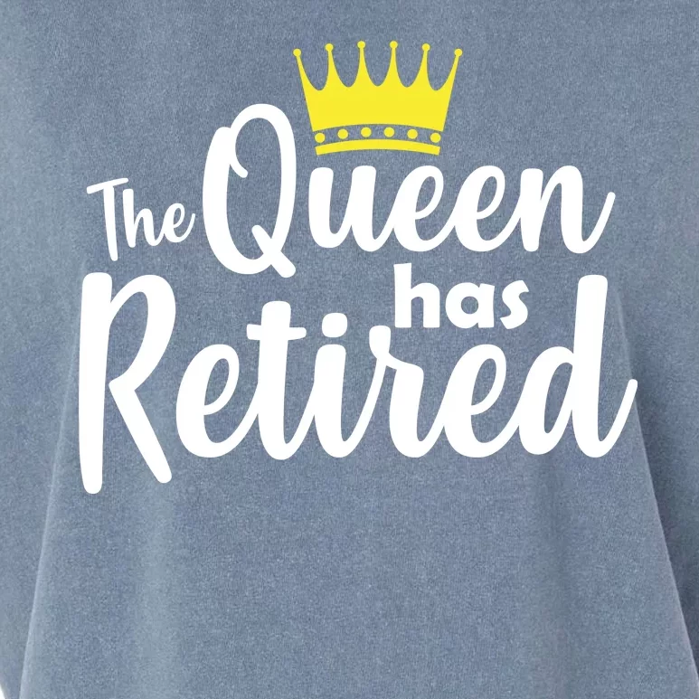 The Queen Has Retired Garment-Dyed Women's Muscle Tee