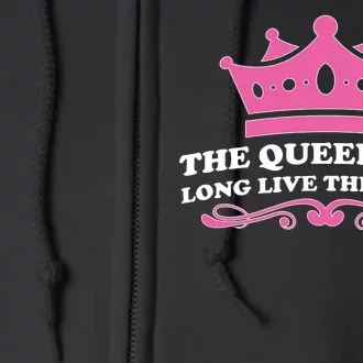 The Queen Is 30 Funny 30th Birthday Full Zip Hoodie