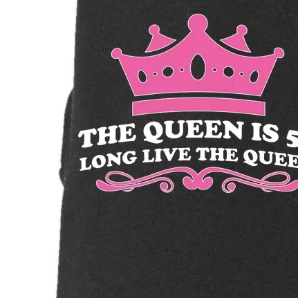 The Queen Is 50 Funny 50th Birthday Doggie 3-End Fleece Hoodie