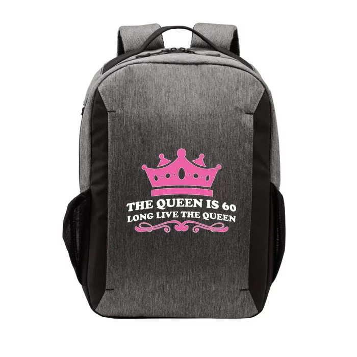 The Queen Is 60 Funny 60th Birthday Vector Backpack