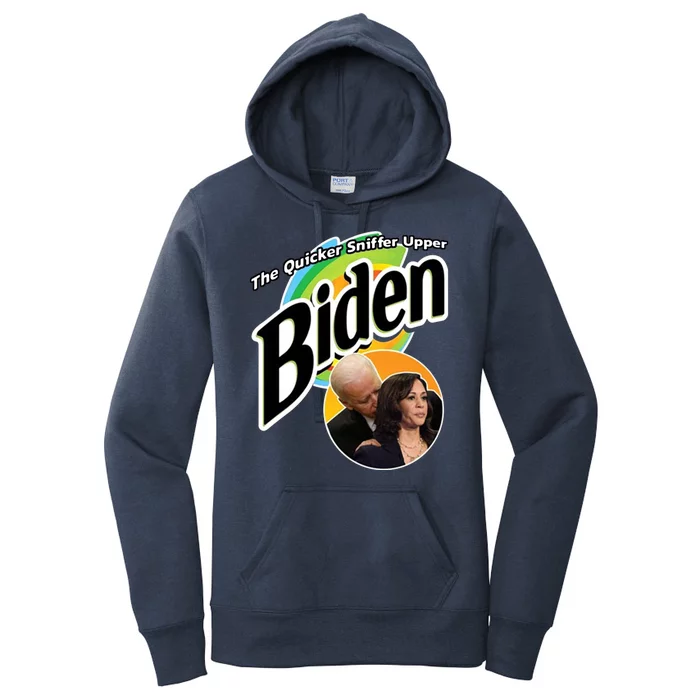 The Quicker Sniffer Upper Biden Women's Pullover Hoodie