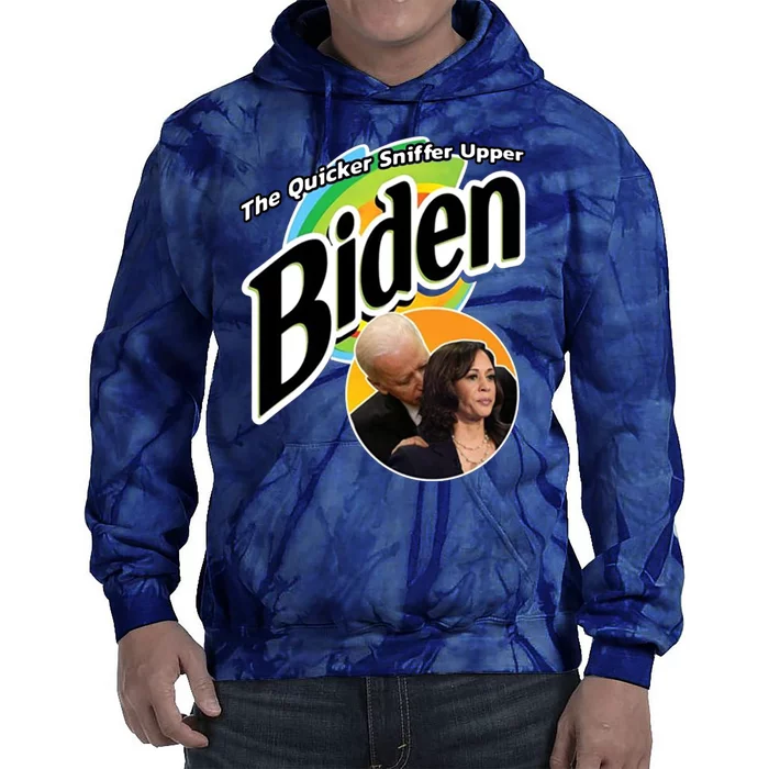 The Quicker Sniffer Upper Biden Tie Dye Hoodie