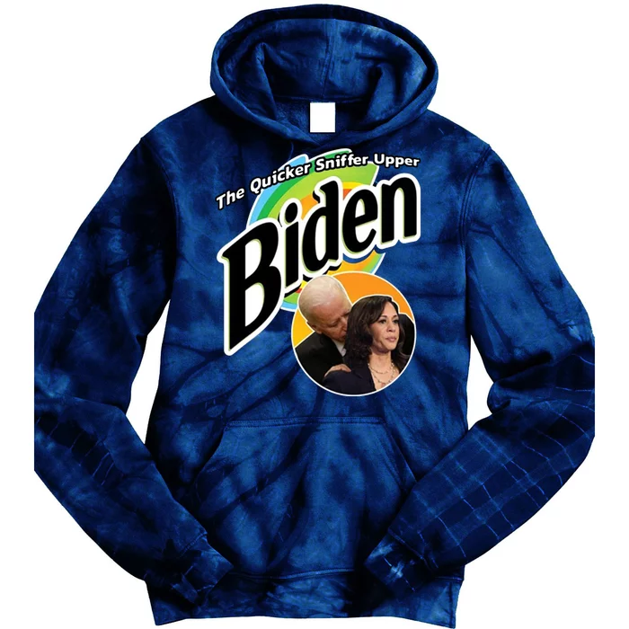 The Quicker Sniffer Upper Biden Tie Dye Hoodie