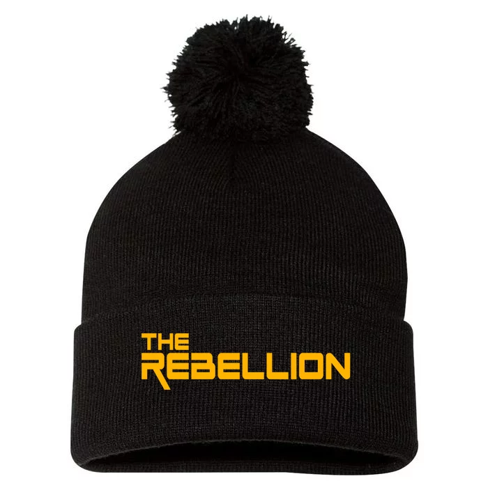 The Rebellion Logo Pom Pom 12in Knit Beanie