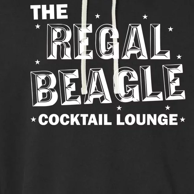 The Regal Beagle Cocktail Lounge Garment-Dyed Fleece Hoodie