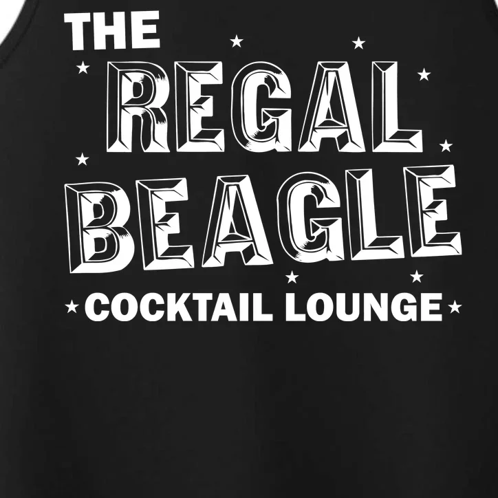 The Regal Beagle Cocktail Lounge Performance Tank