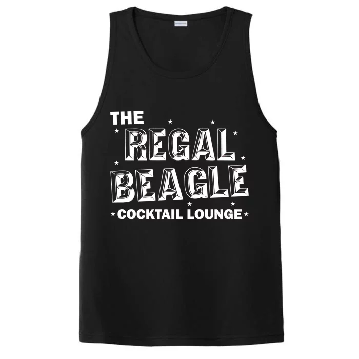 The Regal Beagle Cocktail Lounge Performance Tank