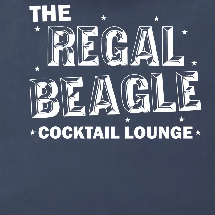 The Regal Beagle Cocktail Lounge Zip Tote Bag