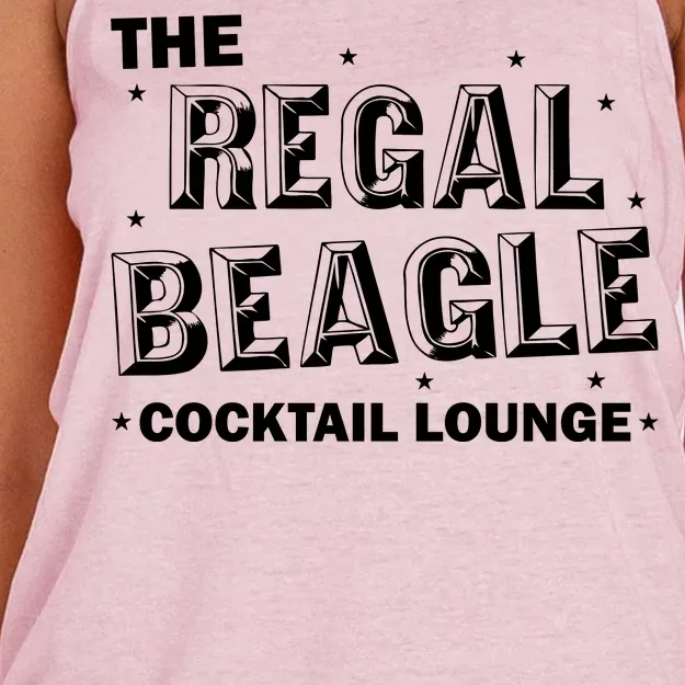 The Regal Beagle Cocktail Lounge Women's Knotted Racerback Tank