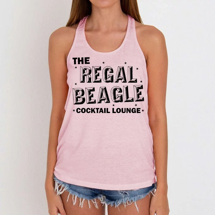 The Regal Beagle Cocktail Lounge Women's Knotted Racerback Tank