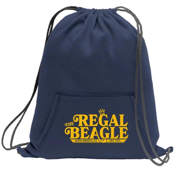 The Regal Beagle Santa Monica Ca Est 1977 Logo Sweatshirt Cinch Pack Bag