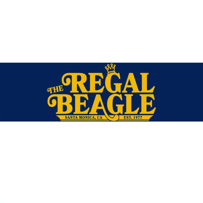 The Regal Beagle Santa Monica Ca Est 1977 Logo Bumper Sticker