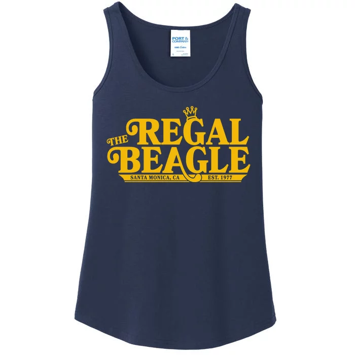The Regal Beagle Santa Monica Ca Est 1977 Logo Ladies Essential Tank