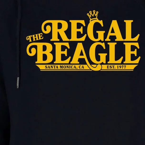 The Regal Beagle Santa Monica Ca Est 1977 Logo Womens Funnel Neck Pullover Hood