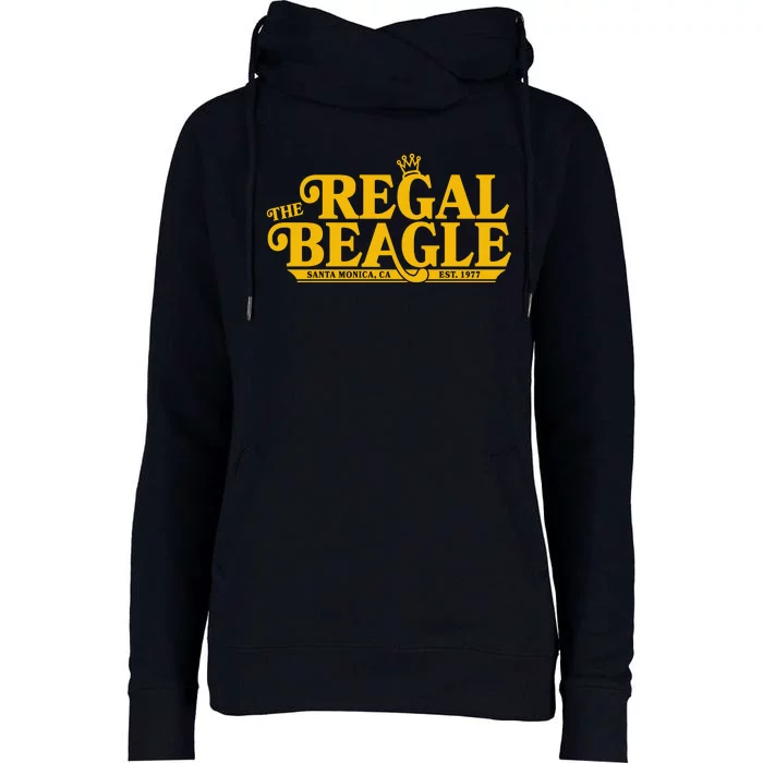 The Regal Beagle Santa Monica Ca Est 1977 Logo Womens Funnel Neck Pullover Hood