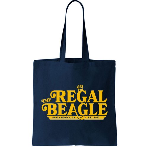 The Regal Beagle Santa Monica Ca Est 1977 Logo Tote Bag