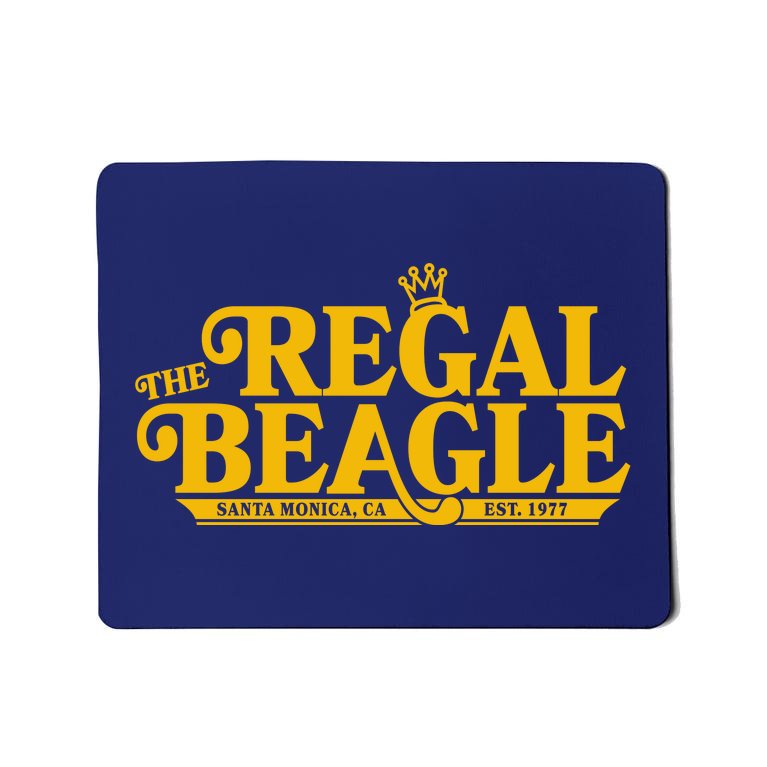 The Regal Beagle Santa Monica Ca Est 1977 Logo Mousepad